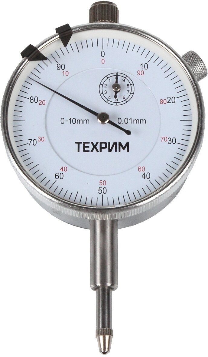 Техрим Индикатор часового типа ИЧ 0-10 мм, 0,01 мм, с ушком, ГОСТ 577-68. T050022