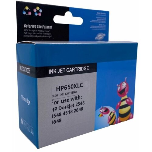 картридж hp cz102ae deskjet ia 2515 2516 650 color superfine Картридж совместимый для принтера HP 650 (CZ102AE, CZ102AK) цветной для HP DJ IA 2515,3515