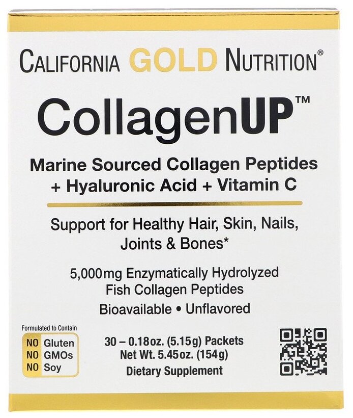 California Gold Nutrition CollagenUP пор. пак., 5.16 г, 30 шт.