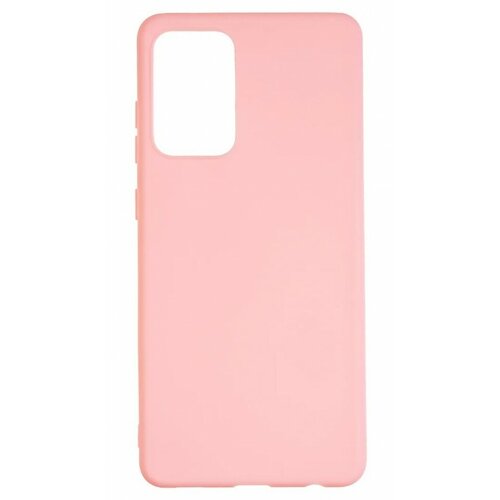 Накладка силиконовая Silicone Cover для Samsung Galaxy A72 A725 розовая