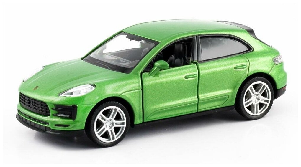 Машина металлическая RMZ City серия 1:32 Porsche Macan S 2019, инерционная, цвет зеленый, двери открываются 554049-GN