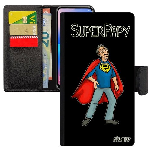 фото Чехол книжка на мобильный apple iphone xr, "супердед" веселый юмор utaupia