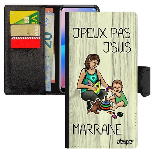 фото Чехол-книжка на телефон p20 lite, "не могу - стала крестной!" юмор семья utaupia