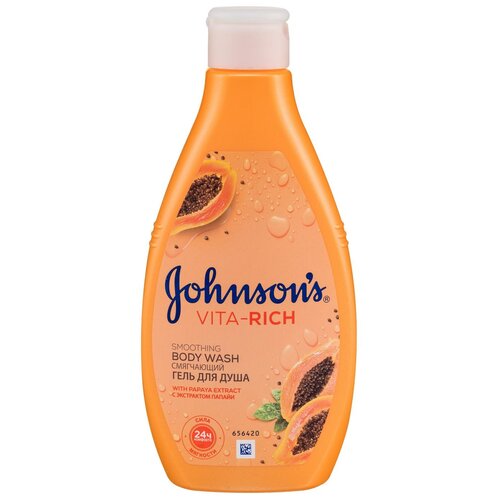 Гель для душа Johnson's Body Care Vita-rich Смягчающий, 250 мл, 280 г