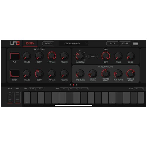 Портативный синтезатор IK Multimedia UNO-SYNTH iklip xpand держатель планшета на стойку ik multimedia