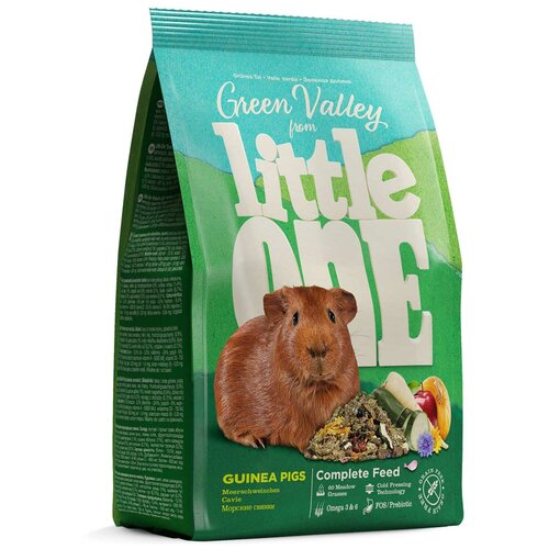 Корм для морских свинок Little One Green Valley Guinea Pigs , 750 г little one guinea pigs корм для морских свинок 900 гр х 6 шт