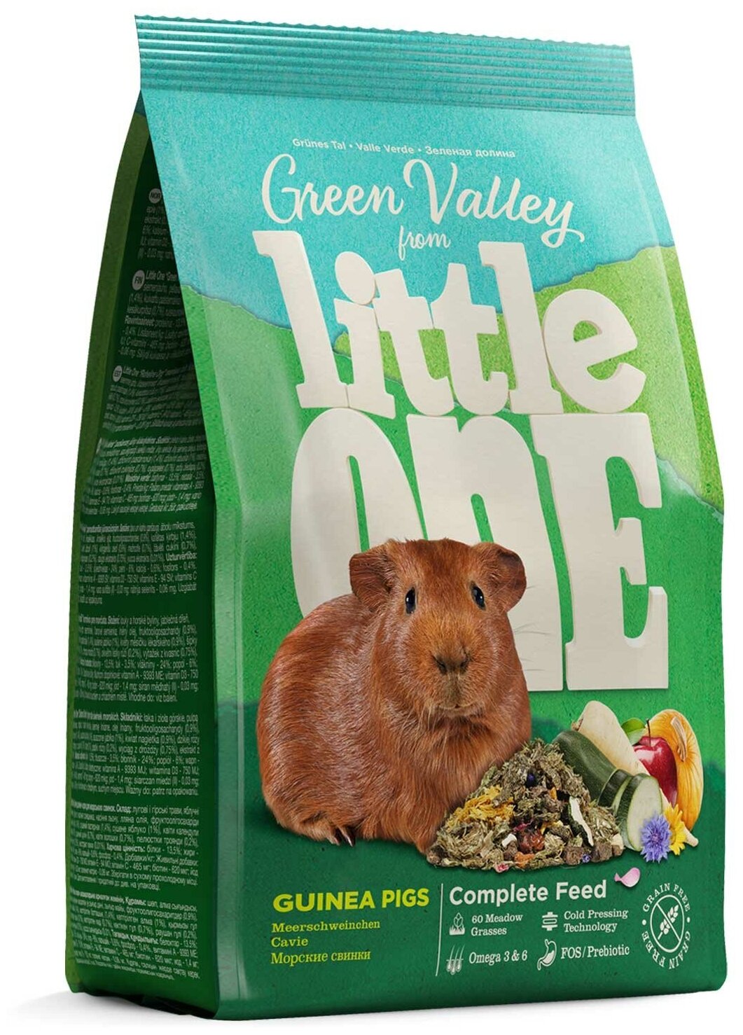 Корм для морских свинок Little One Green Valley Guinea Pigs , 750 г