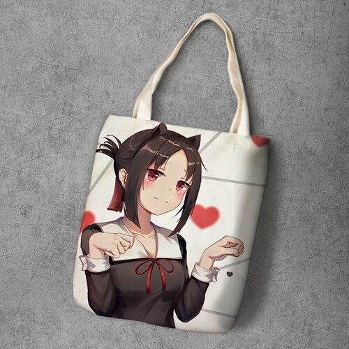 фото Сумка шоппер anime dakimakura, фактура рельефная, мультиколор
