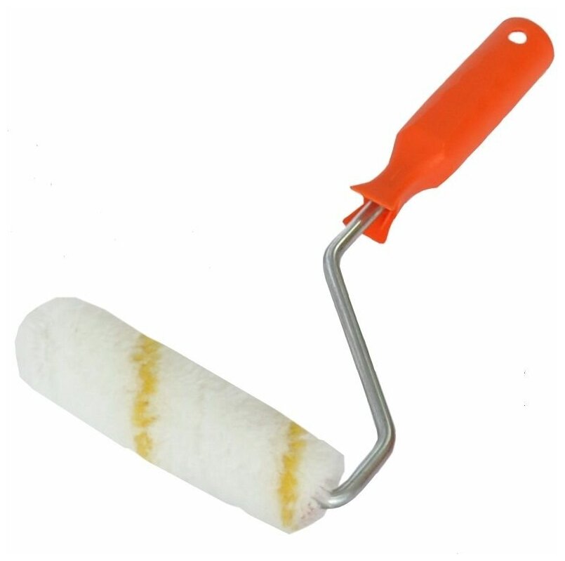 фото Малярный мини валик с ручкой из полиамида. Подходит для всех видов лако-красочных материалов.