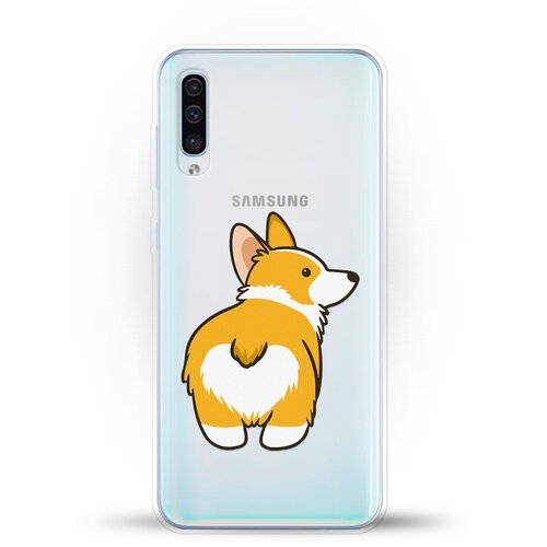 фото Силиконовый чехол корги на samsung galaxy a30s andy & paul