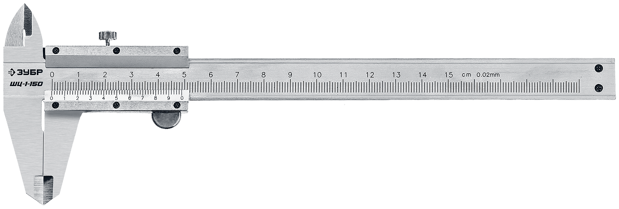 Стальной штангенциркуль ЗУБР ШЦ-1-150 150 мм 34514-150