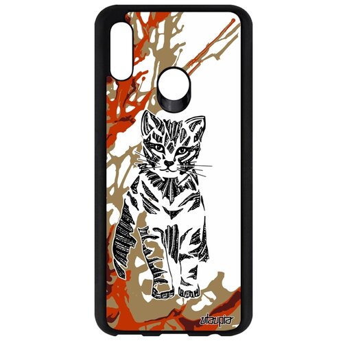 фото Чехол для телефонов p smart 2019, "кот" тигристый cat utaupia