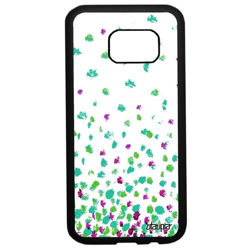 фото Чехол на смартфон galaxy s7, "снег" хлопья пятна utaupia