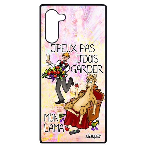 фото Чехол для мобильного galaxy note 10, "не могу - у меня лама!" прикол комикс utaupia