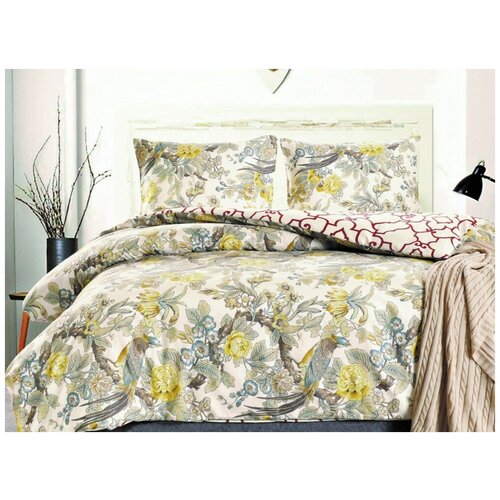 фото Постельное белье семейное вальтери cl-302, сатин, 70x70-2 шт valtery