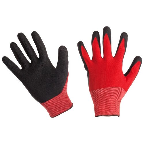 Перчатки защитные нейлоновые с латексным текстурированным покрытием (р.8) перчатки защитные нейлоновые с латексным текстурированным покрытием р 8