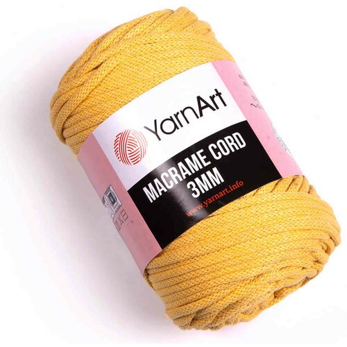 Пряжа YarnArt Macrame cord 3mm 60%хлопок/40%полиэстер/вискоза, 85м, 250г