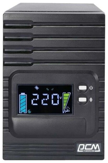 Источник бесперебойного питания Powercom Smart King Pro+ SPT-1000-II LCD 1000VA Черный