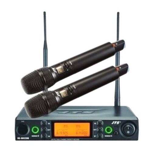 JTS RU-8012DB/RU-850LTH Радиосистема UHF двухканальная с ручными передатчиками