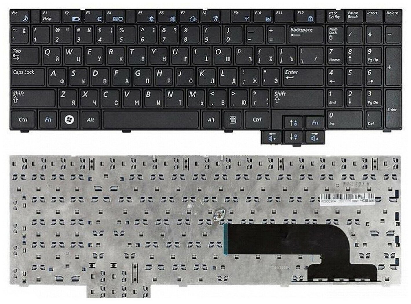 Клавиатура для ноутбука Samsung X520 p/n: BA59-02680C