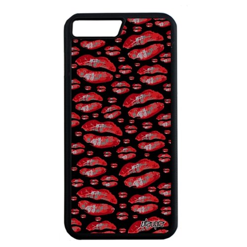 фото Чехол для смартфона iphone 8 plus, "губы" незнакомка глянец utaupia