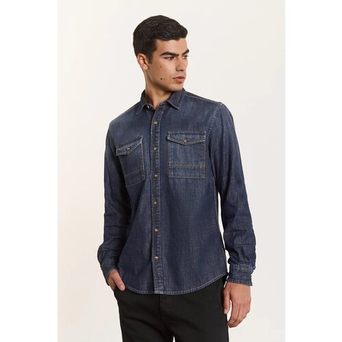 фото Рубашка edward, размер s, синий