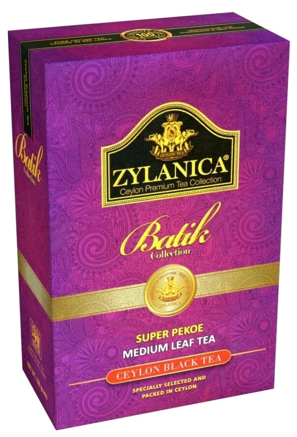 Чай черный ZYLANICA Batik Design Super Pekoe 100 гр