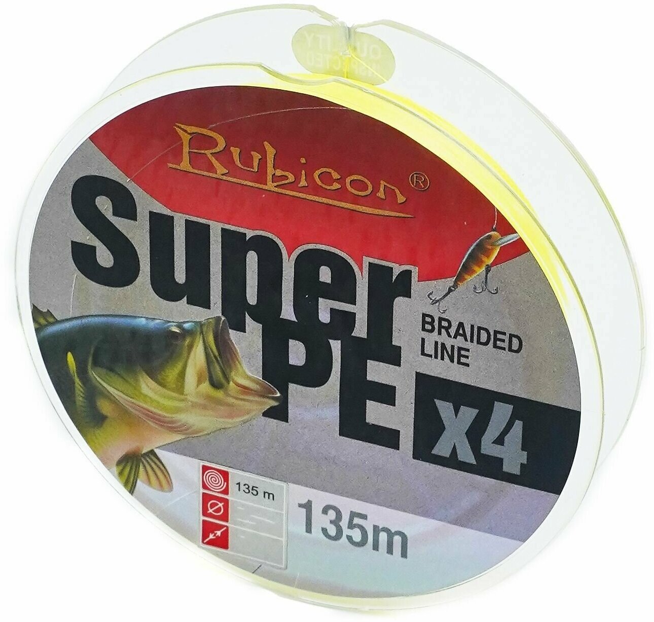 Леска плетеная Rubicon Super PE 4x 020мм 135м Yellow 490135YL-020