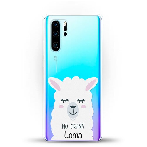 фото Силиконовый чехол лама на huawei p30 pro andy & paul