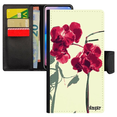 фото Чехол-книжка для мобильного xiaomi redmi note 6 pro, "цветы" романтика запах utaupia