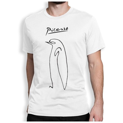 фото Футболка dream shirts пингвин - пикассо мужская xs белая