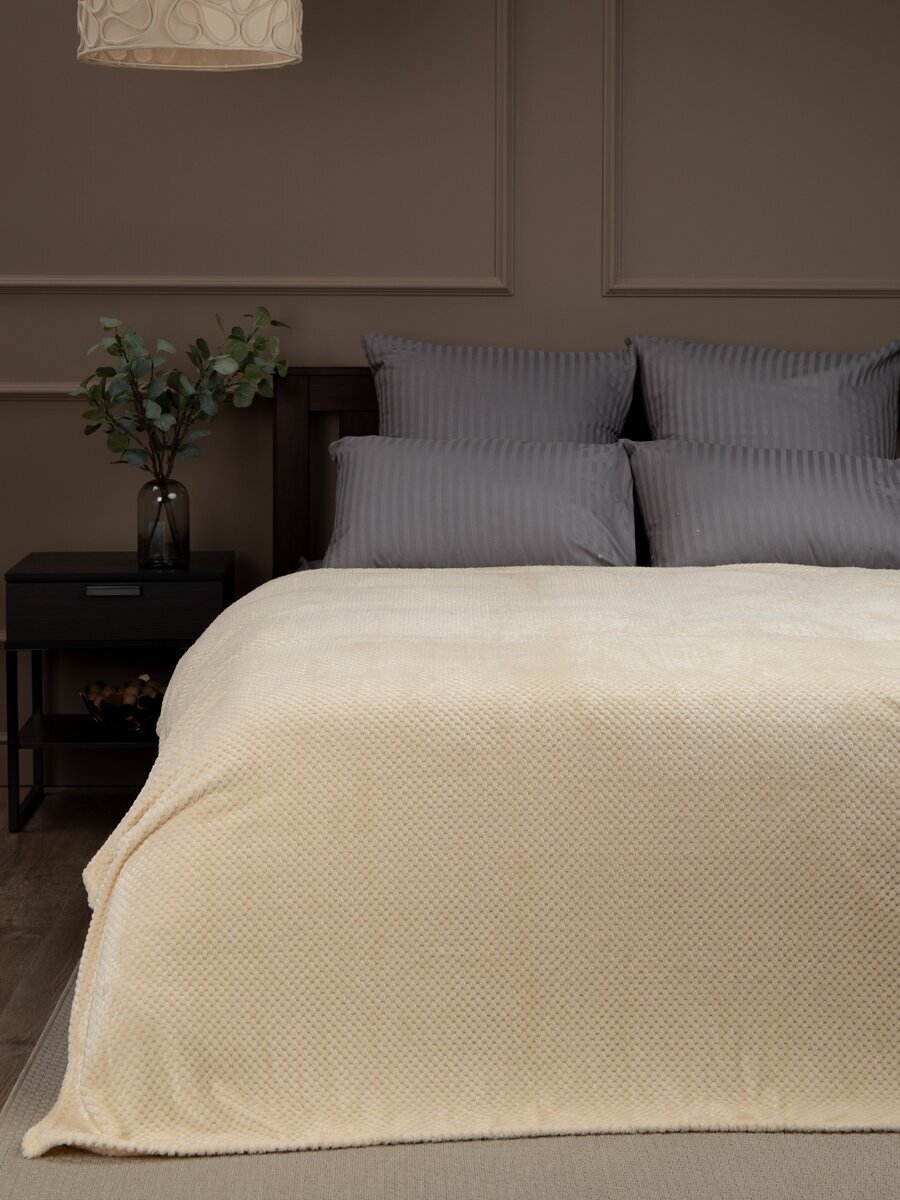 фото Плед TexRepublic Ромбики r TF FNJ CR1 150x200 см 11-0110 15908 Кремовый