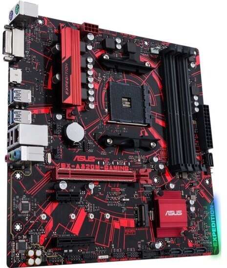 Материнская плата Asus EX-A320M-GAMING (AM4, microATX)