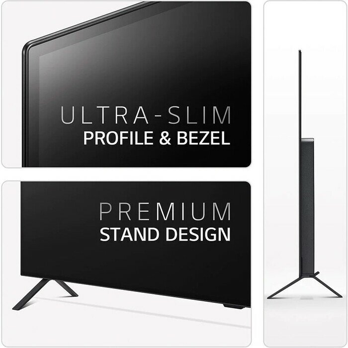Телевизор LG OLED55A26LA.ARUB, 55", OLED, 4K Ultra HD, темно-серый - фото №6
