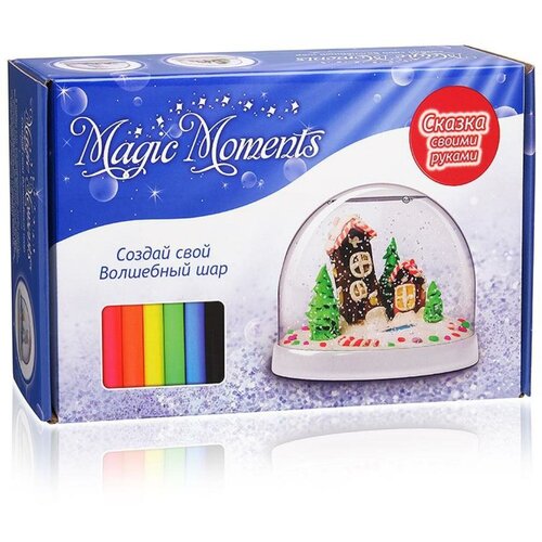 Пластилин Magic Moments Волшебный шар Домики (mm-3) 6 цв.