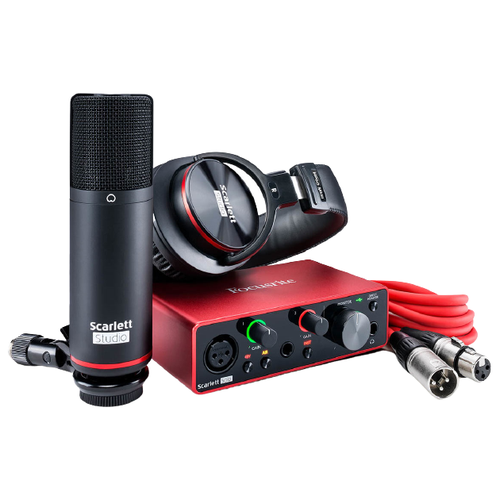 Внешняя звуковая карта Focusrite Scarlett Solo Studio 3rd Gen комплект для домашней студии с микрофоном focusrite scarlett solo studio 3rd gen