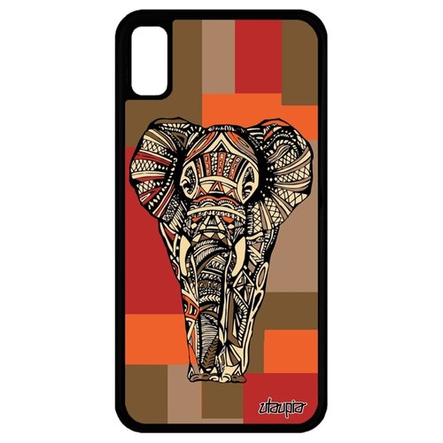 фото Чехол на телефон apple iphone xr, "слон" мудрый elephant utaupia
