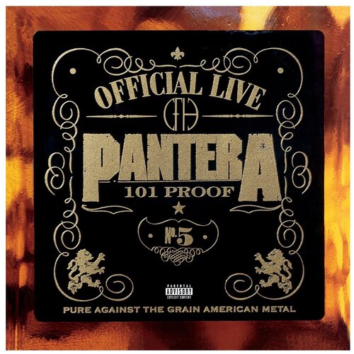 Виниловая пластинка Warner Music Pantera - Official Live: 101 Proof (2 LP)