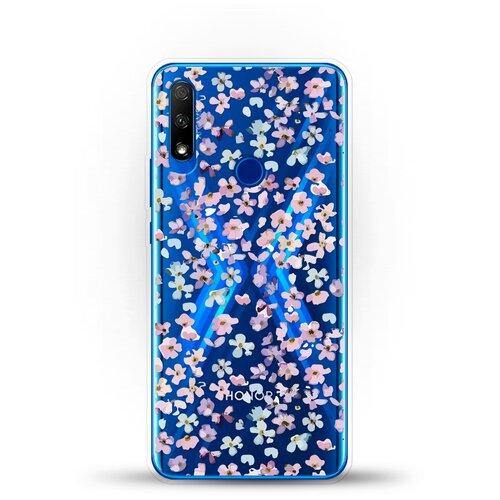 фото Силиконовый чехол цветочки на honor 9x andy & paul