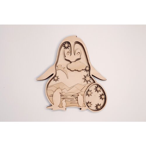 Многослойная 3D раскраска из дерева тароса 