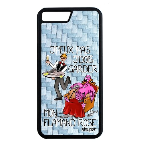 фото Чехол для смартфона apple iphone 8 plus, "не могу - у меня фламинго!" комикс повод utaupia