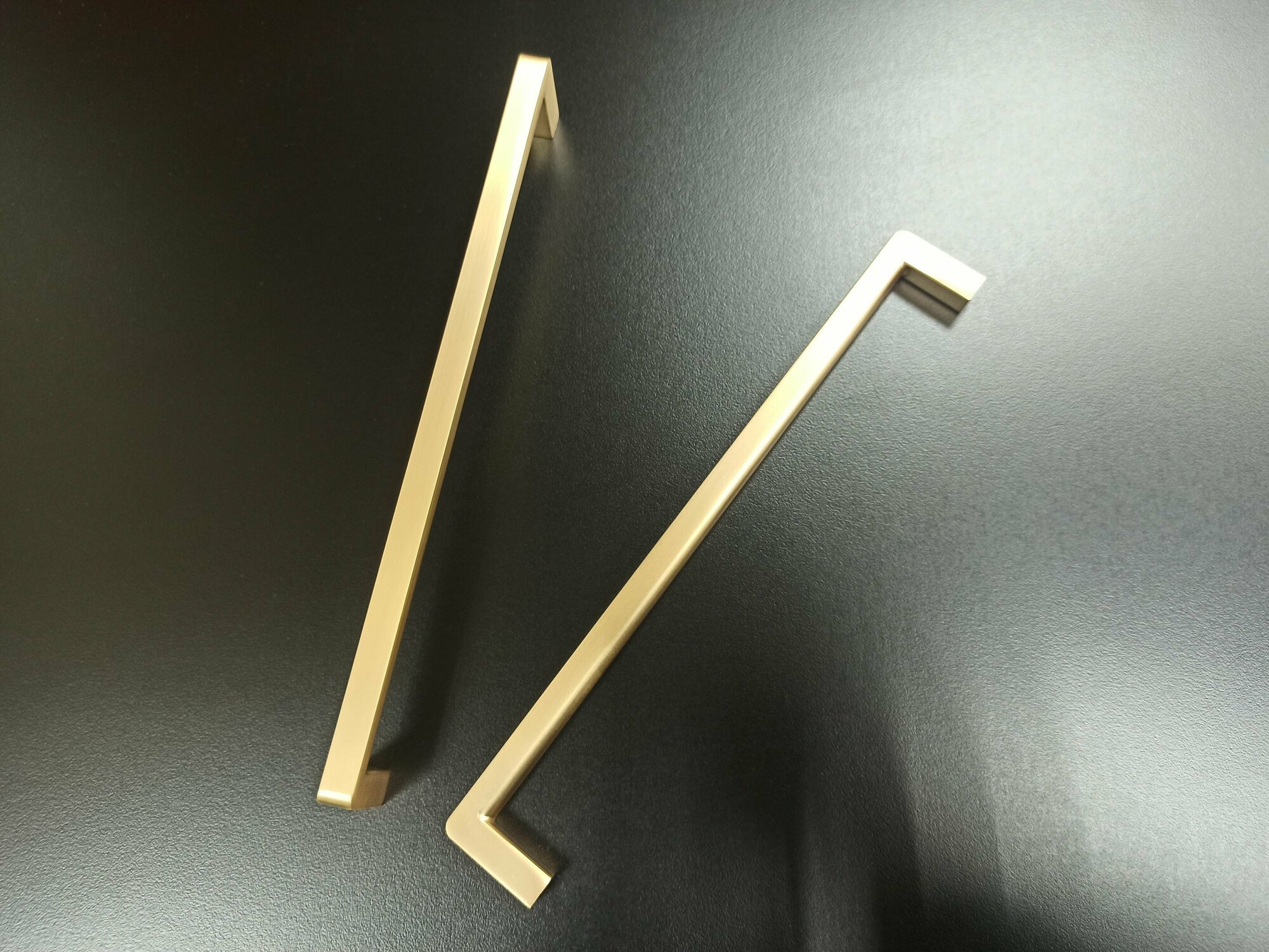 Ручка скоба для мебели L-128 матовое золото SETE,2 шт. - фотография № 6