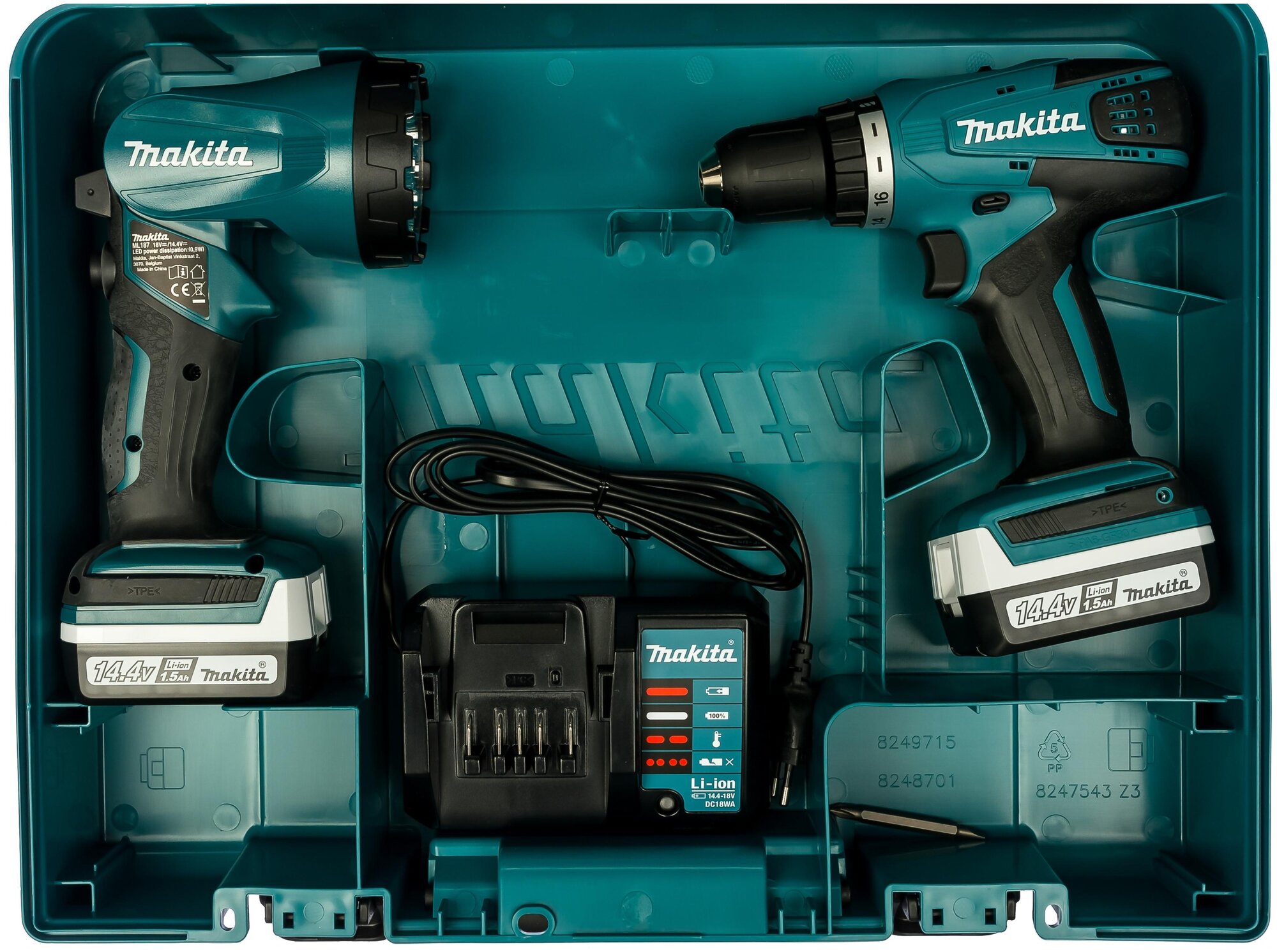 Дрель акк Makita DF347DWLE - фотография № 13