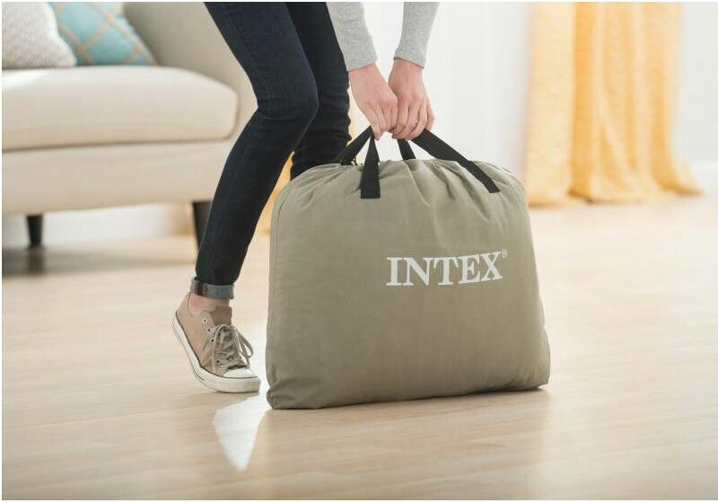 Матрас Intex с подголовником Classic 183х203х25см 64144