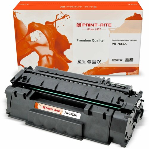 Print-Rite Картридж совместимый ПринтРайт Print-Rite PR-Q7553A Q7553A черный 3K print rite тонер картридж совместимый принтрайт print rite pr 006r01694 006r01694 синий 3k
