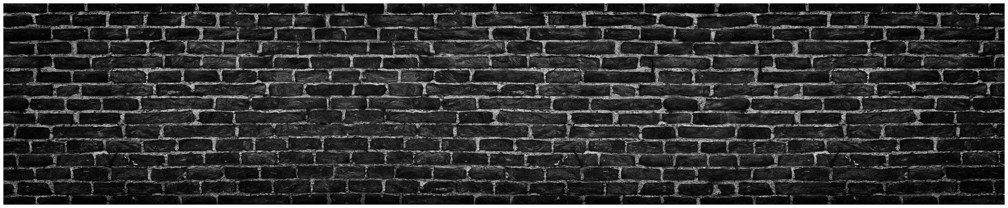 фото Фартук для кухни из АБС пластика 3000*600*1,5мм. Кухонный фартук ABS с фотопечатью "Черный кирпич"