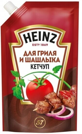 Кетчуп Heinz Для гриля и шашлыка дой-пак 320 г