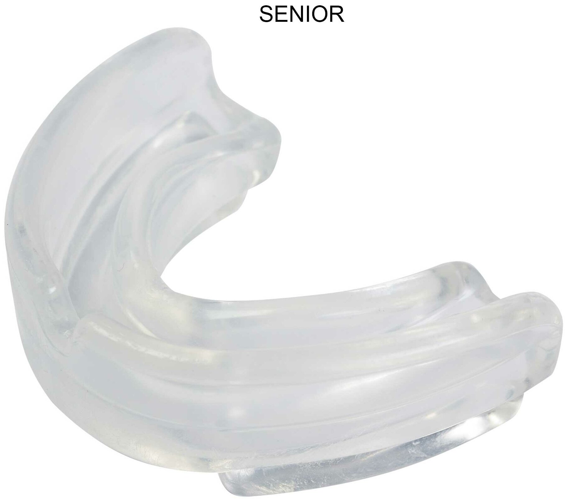 Капа одночелюстная Single Mouth Guard прозрачная (размер Senior)