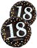 Набор из воздушных шаров Anagram На 18 лет, золотой, круги, 43 см...