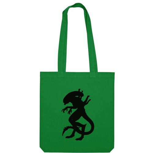 фото Сумка шоппер us basic, зеленый